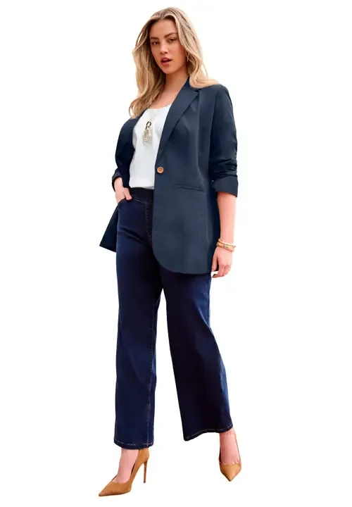 Relaxed Boyfriend Blazer by Roaman's