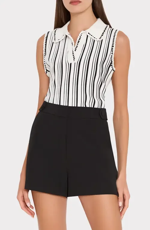 Kaya Knit Sleeveless Top by Milly
