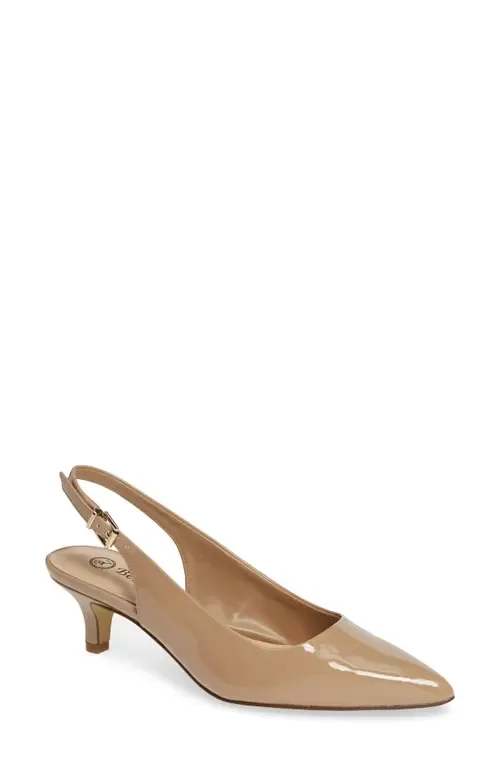 Scarlette Kitten Heel Slingback Pump by Bella Vita