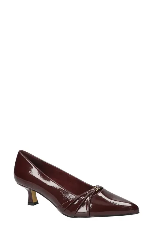 Ziggy Pointed Toe Kitten Heel Pump by Bella Vita