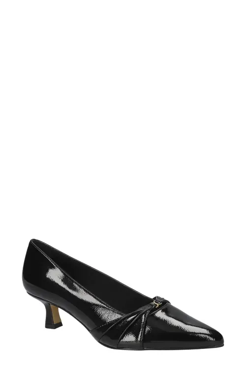 Ziggy Pointed Toe Kitten Heel Pump