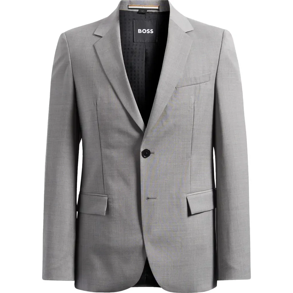 Houston Solid Wool Suit Jacket by BOSS