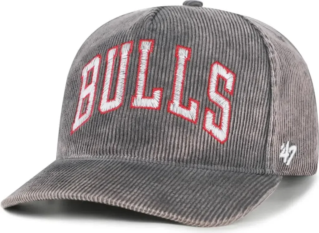 '47 Chicago Bulls Reclaim Snow Wash Corduroy Adjustable Hitch Hat