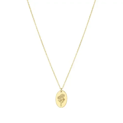Louise Birth Flower Necklace by Set & Stones
