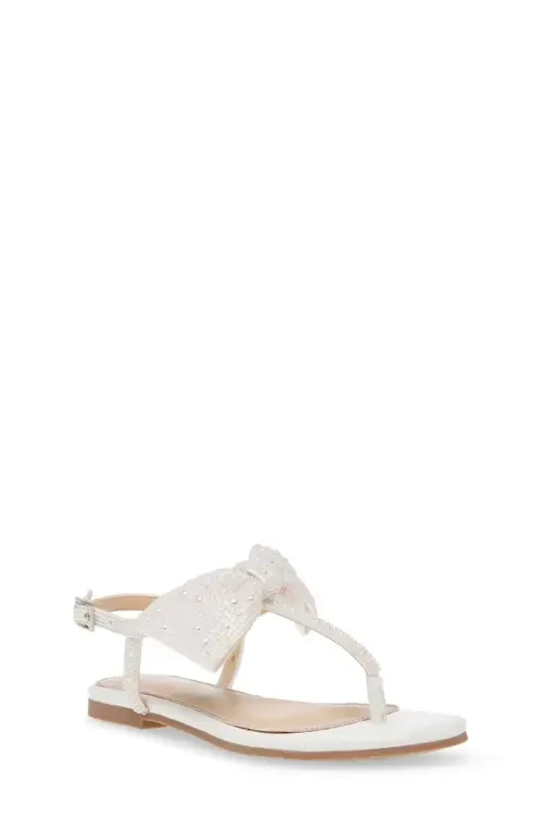 Crystal Bow Sandal by Betsey Johnson