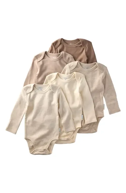 Blake Set of 5 Organic Cotton Bodysuits by BUTTERBLU