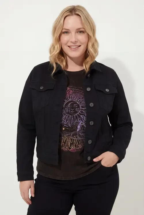 Essential Stretch Denim Jacket by Joe Browns