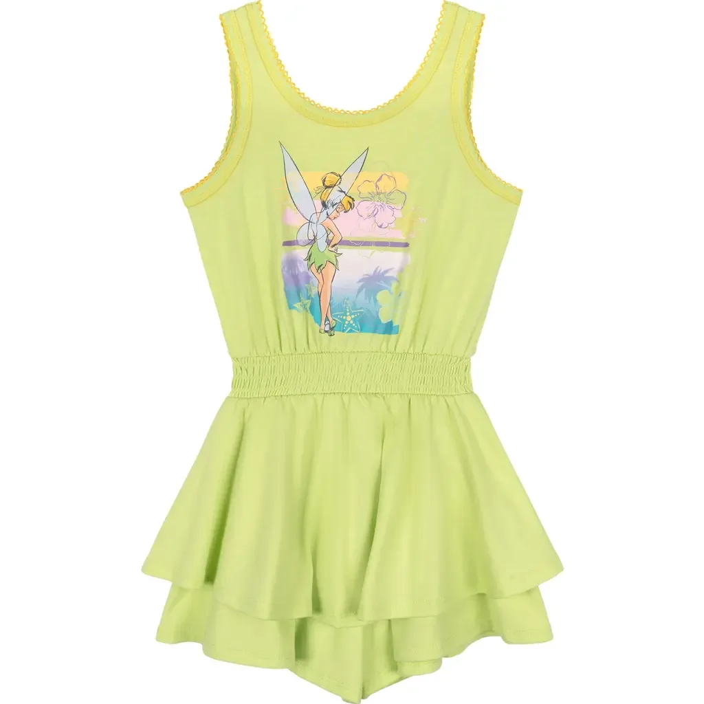 Peter Pan Tinker Bell Sleeveless One-Piece Romper by Disney