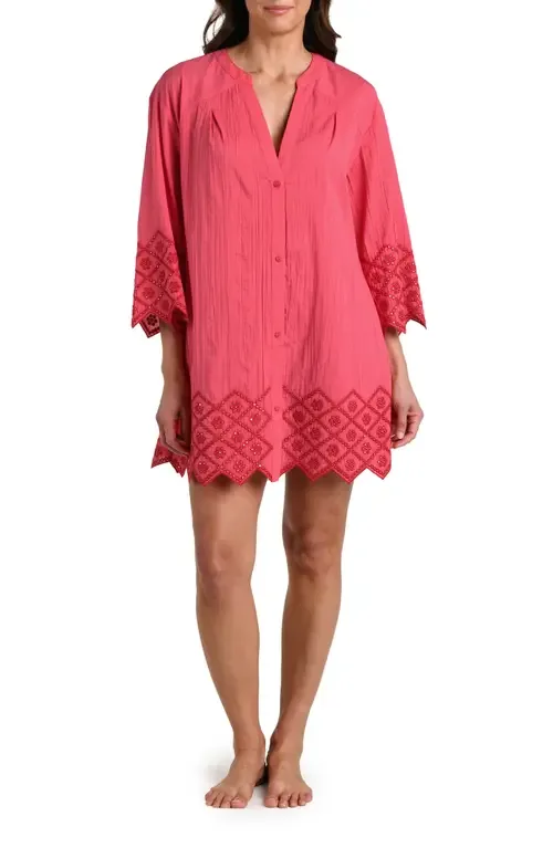 Crinkle Collective Cover-Up Minidress by La Blanca