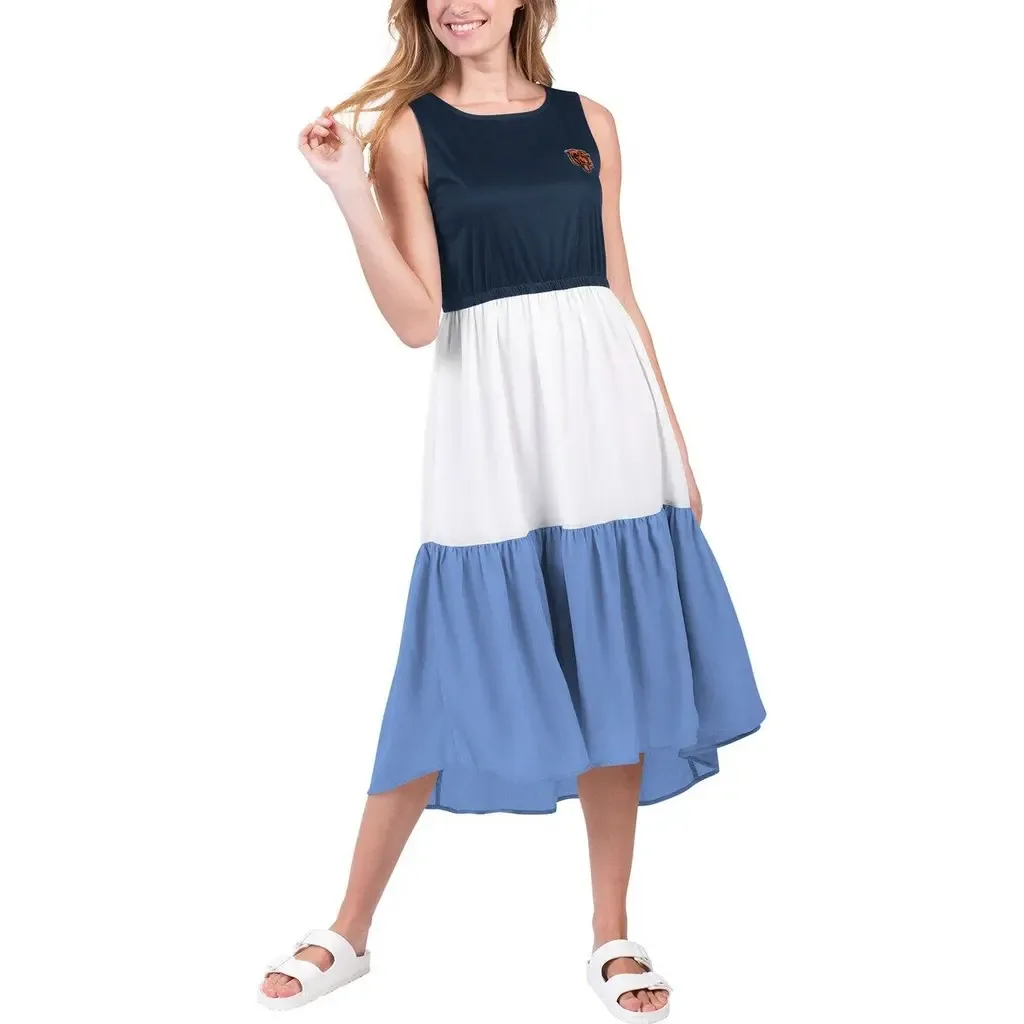 G-III 4Her by Carl Banks Chicago Bears 12th Inning Colorblock Dress by G-III 4HER BY CARL BANKS