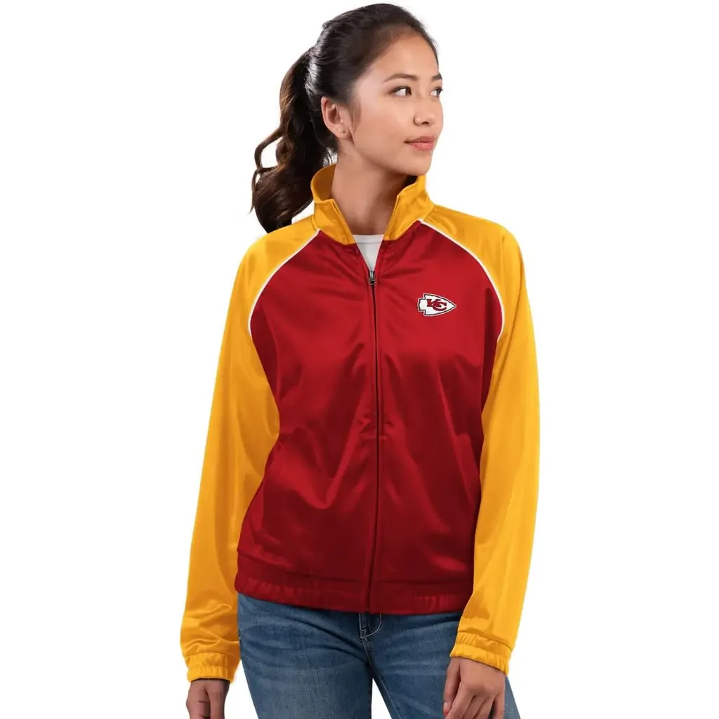 G-III 4Her by Carl Banks Kansas City Chiefs Replay Full-Zip Track Jacket by G-III 4HER BY CARL BANKS