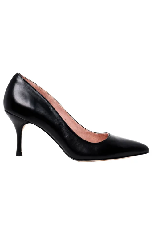 Classic Pump in Black Suede by ALLY Shoes