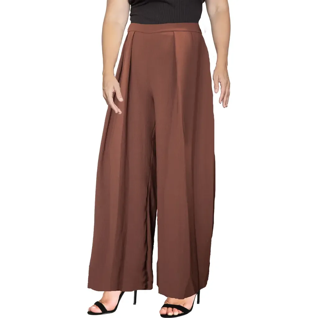 High Waist Wide Leg Pants by Standards & Practices