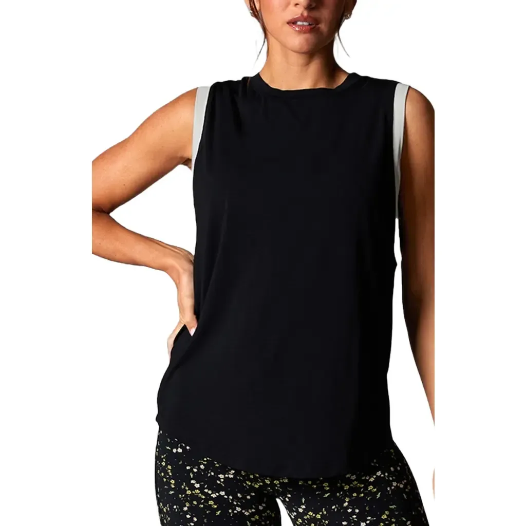 High Neck Muscle Tank by Tavi