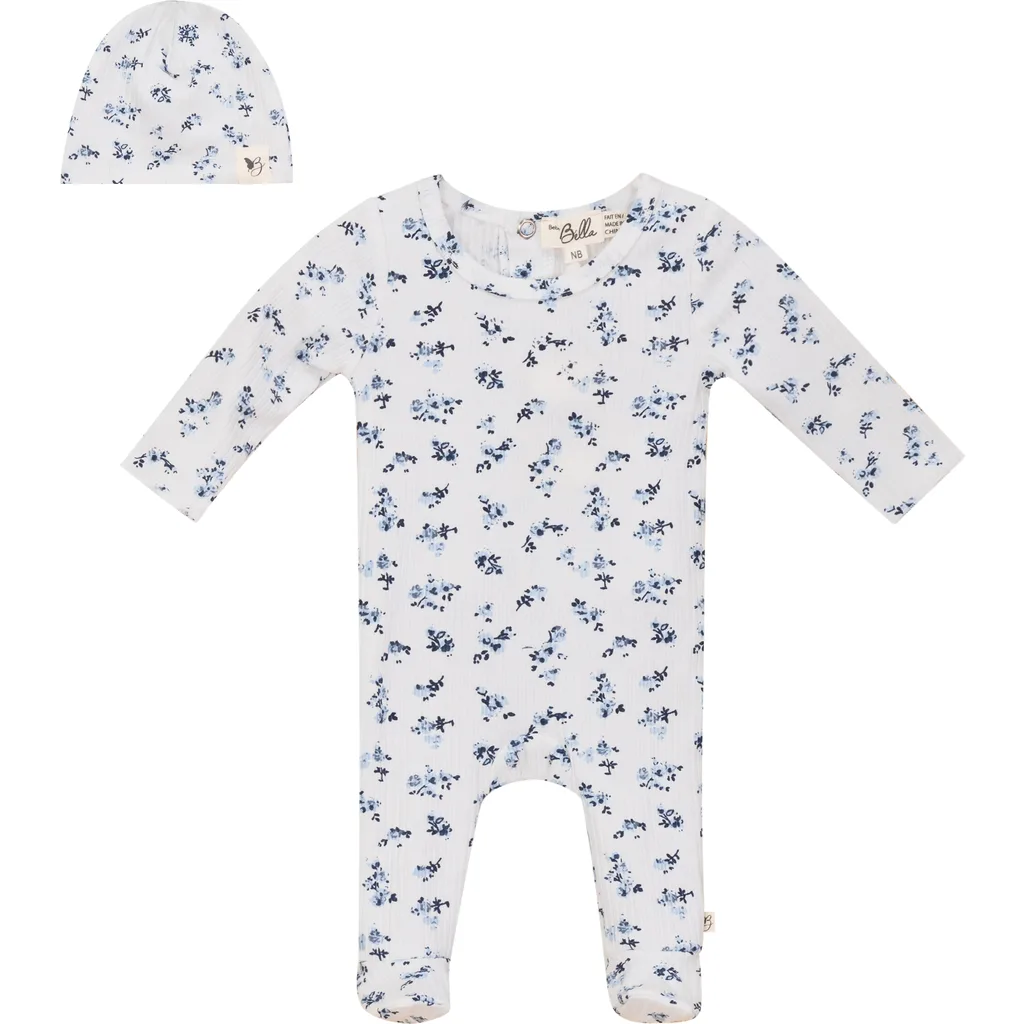 Floral Delight Romper with Hat Set by Bebe Bella