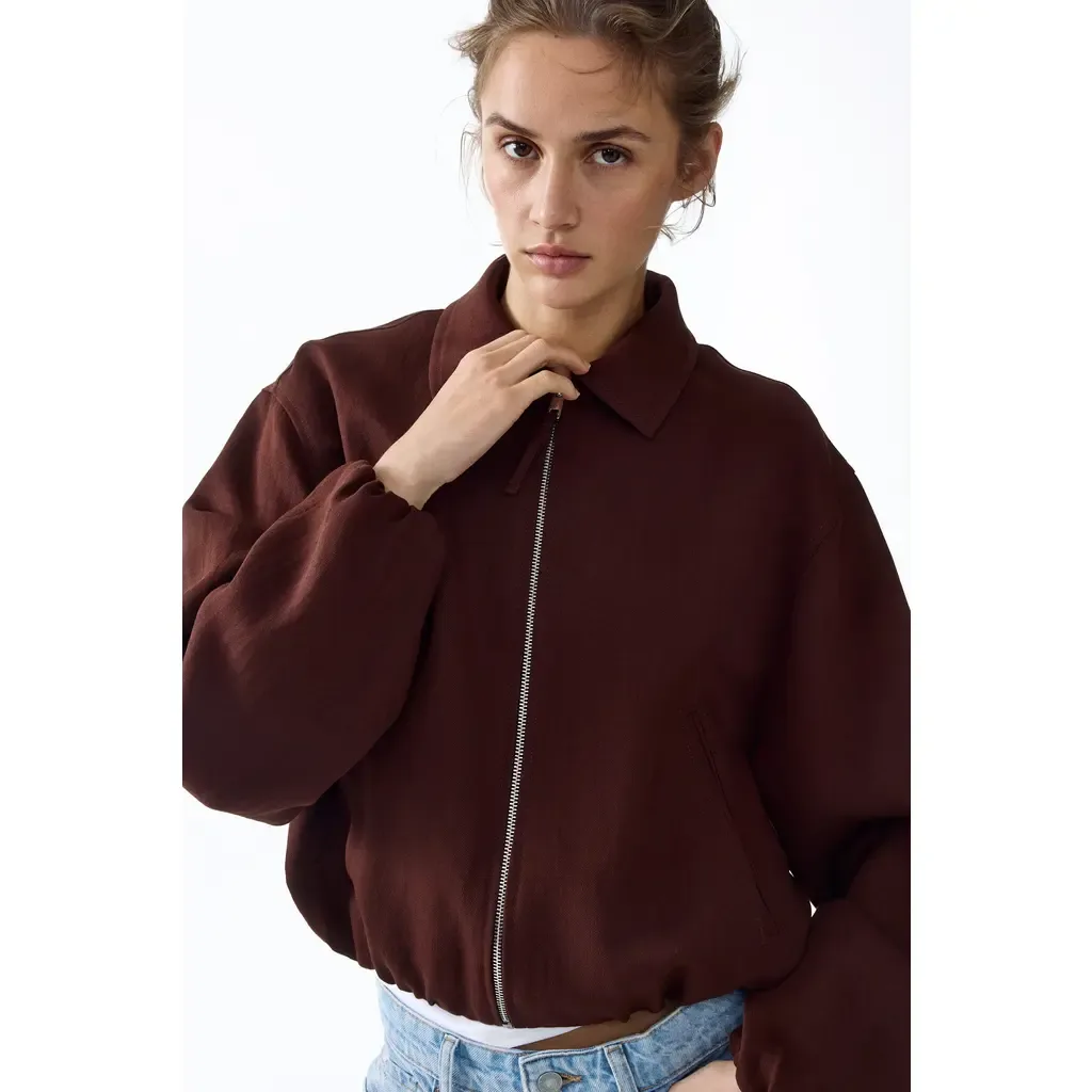 Oversized Bubble-Hem Jacket by H&M