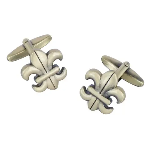 Fletcher Fleur-Di-Lis Novelty Cufflinks by Trafalgar