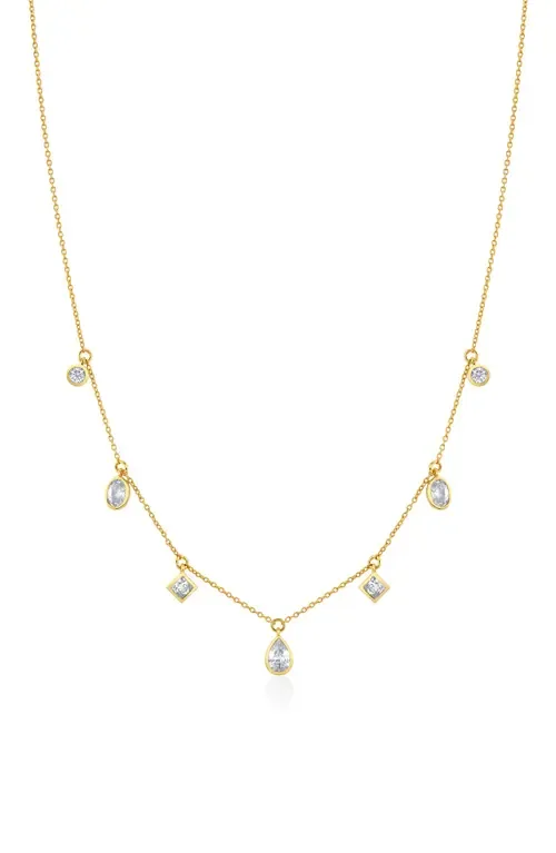 Multicut Station Pendant Necklace by Crislu