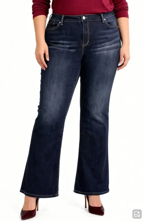 High Waist Bootcut Jeans by SLINK Jeans