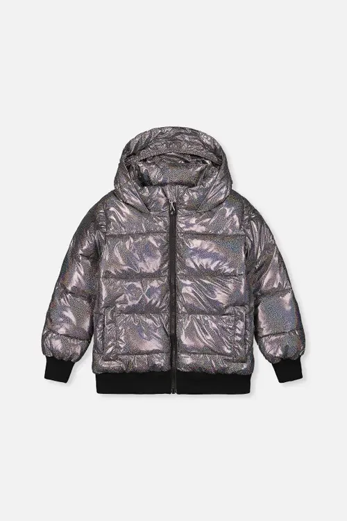 Fleece Lined Removable Faux Fur Winter Puffy Jacket by Deux par Deux