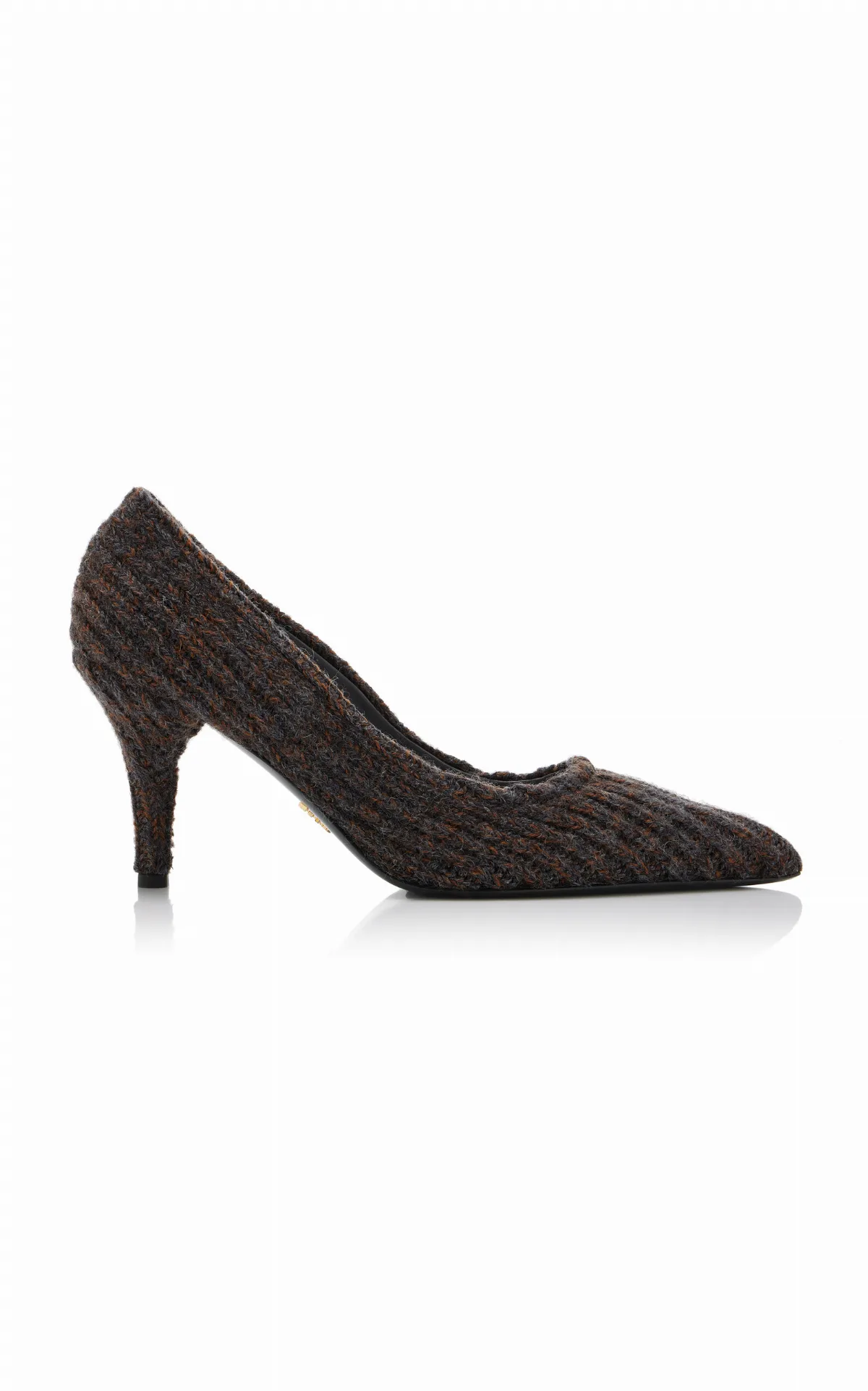 Knit Wool Pumps by Prada