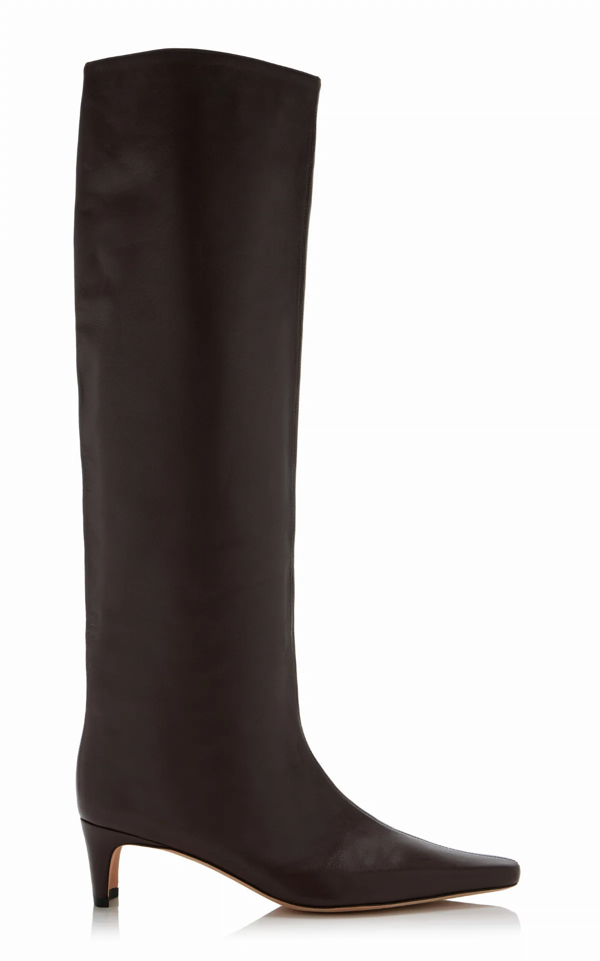 Wally Leather Knee Boots by STAUD