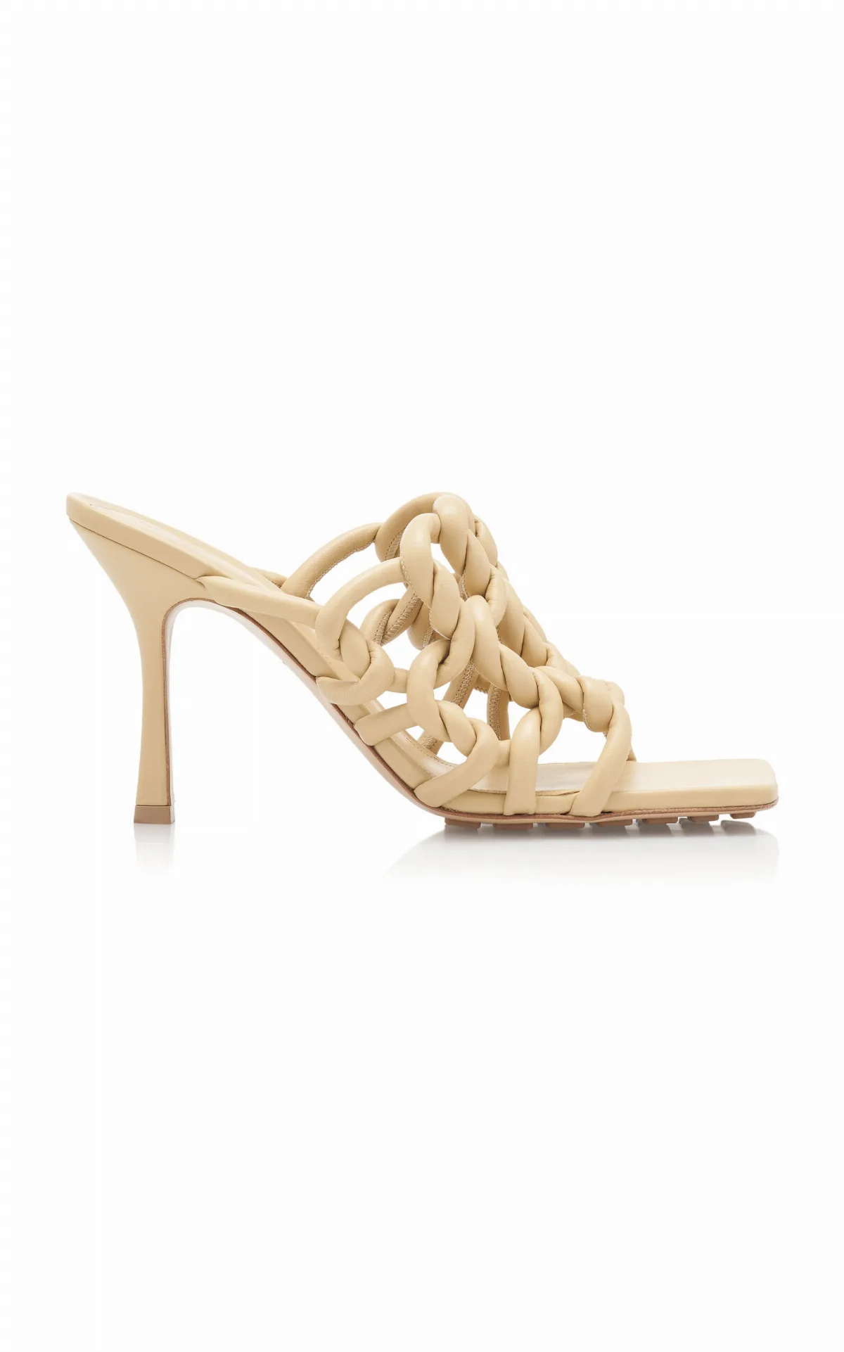 Stretch Leather Mule Sandals by Bottega Veneta