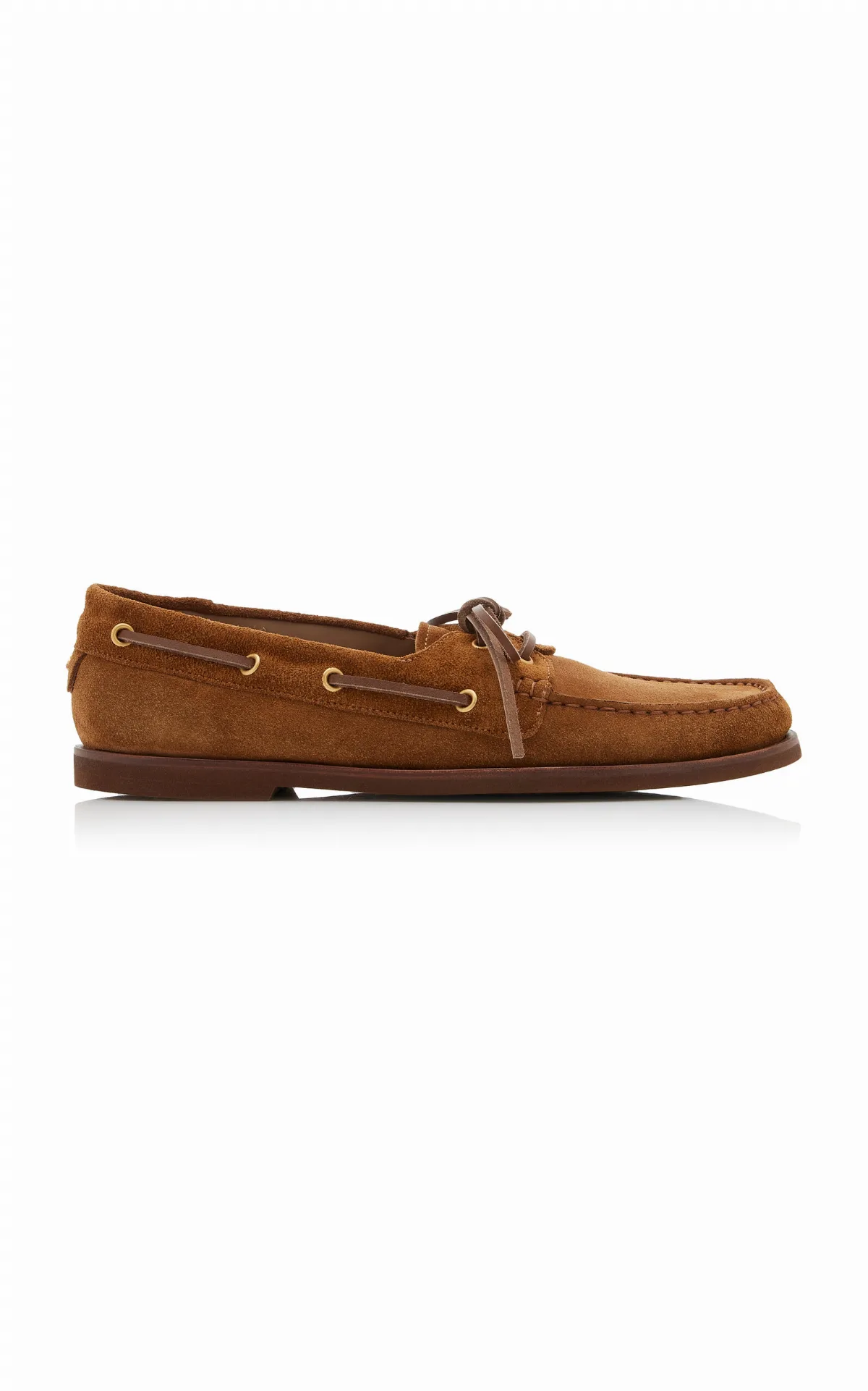 Suede Boat Shoes by Gianvito Rossi