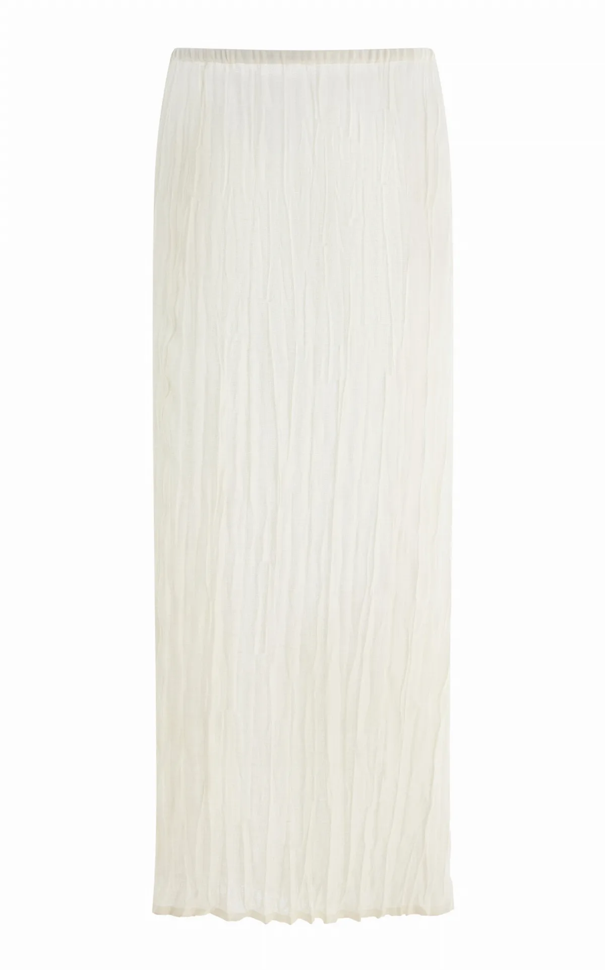 Crinkled Knit Skirt by Toteme