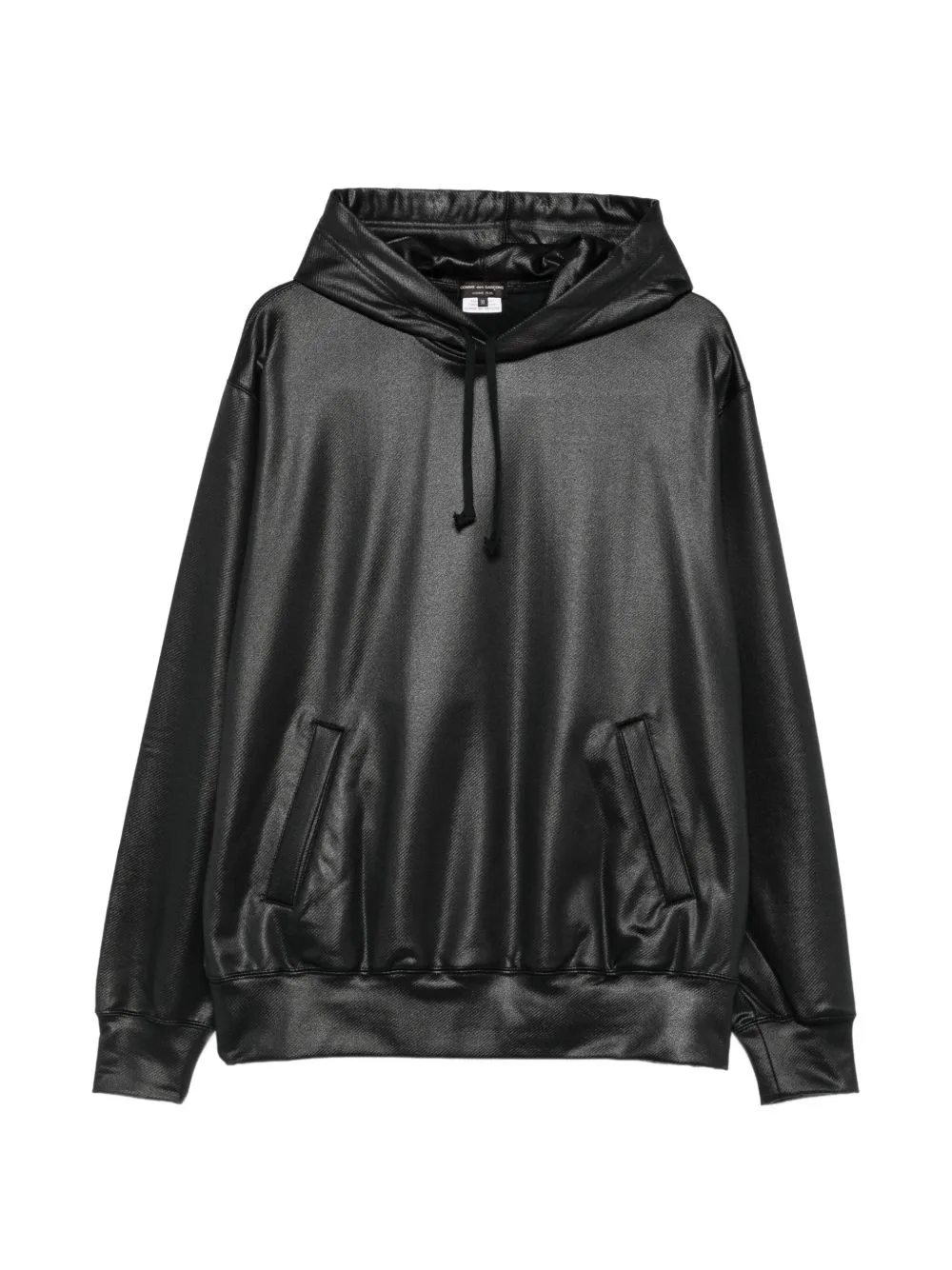 Shine-Finish Drawstring Hoodie by Comme des Garçons Homme Plus