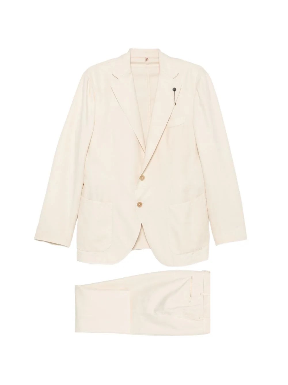 Notched-Lapels Single-Breasted Suit by Biagio Santaniello