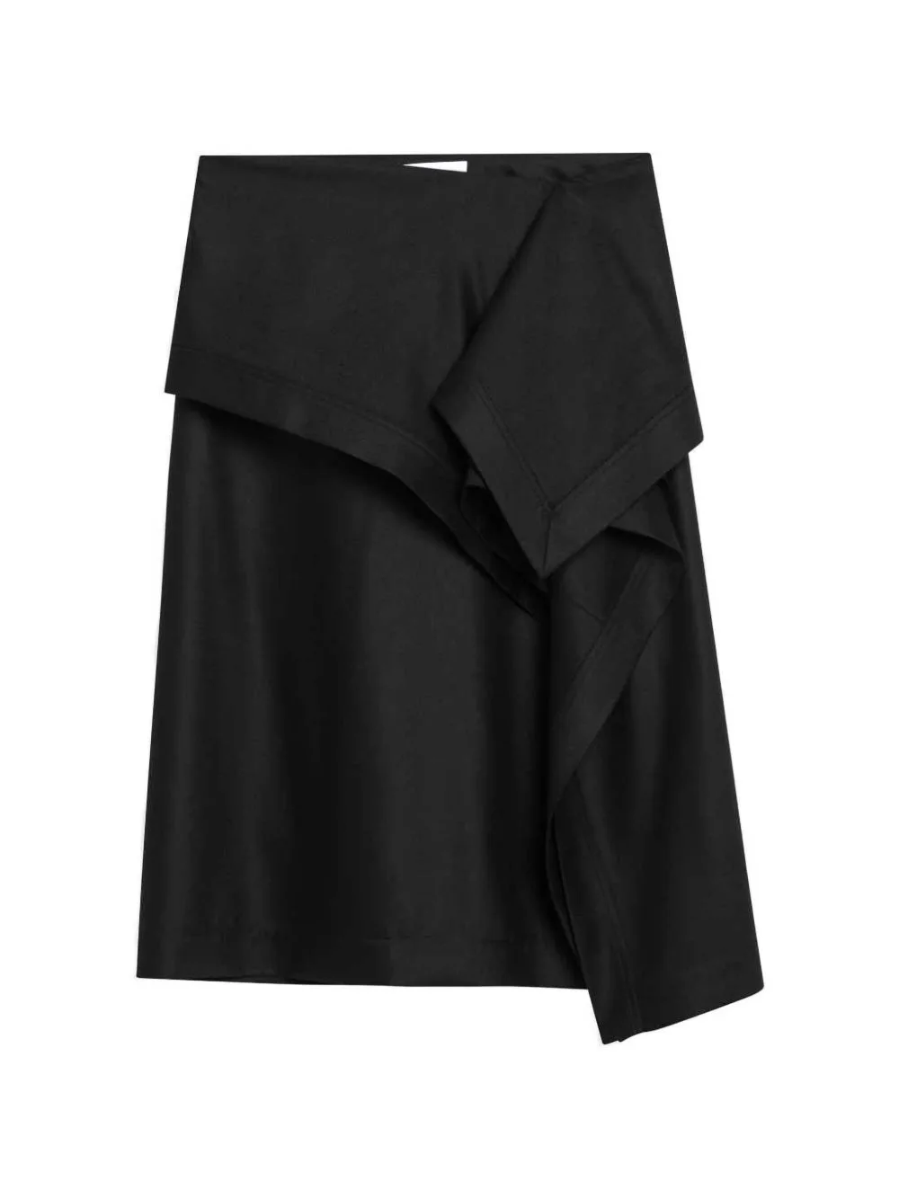 Layered Asymmetric Midi Skirt by Ferragamo