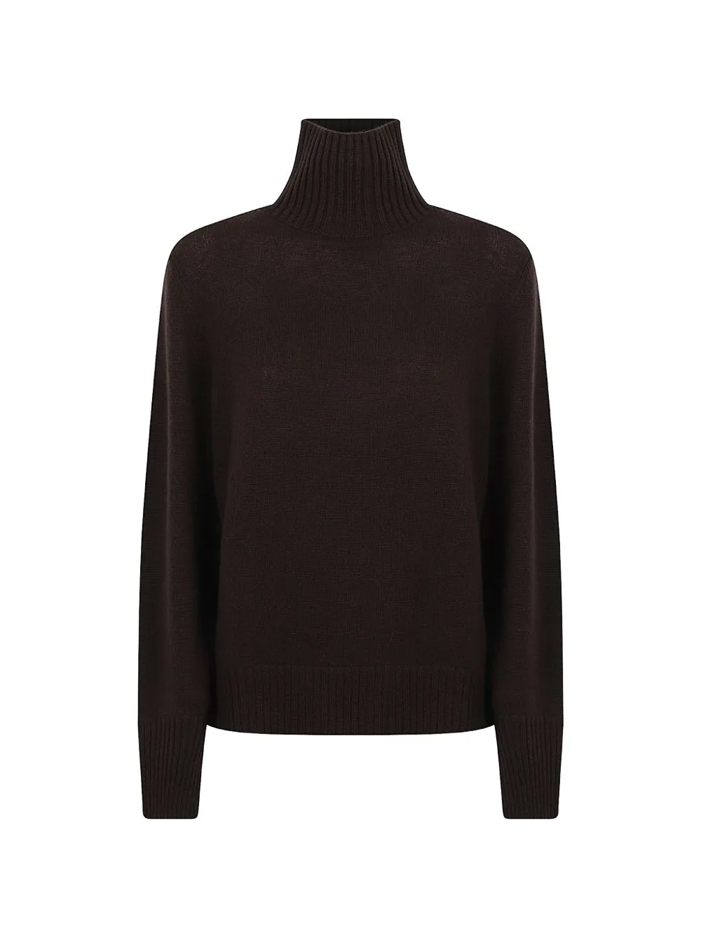 Ribbed-Knit Roll-Neck Sweater