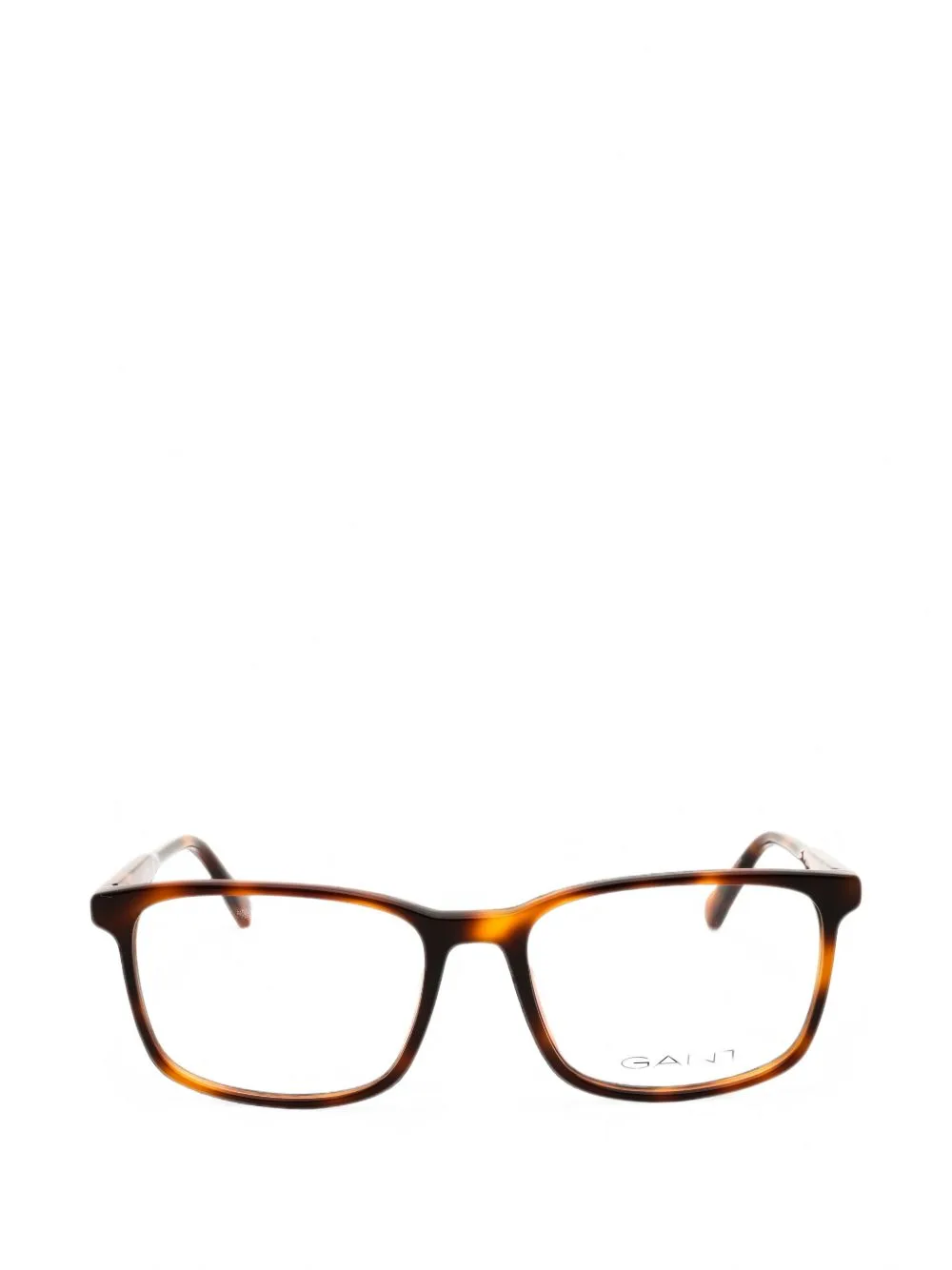 Tortoiseshell-Effect Rectangle-Frame Glasses by Gant