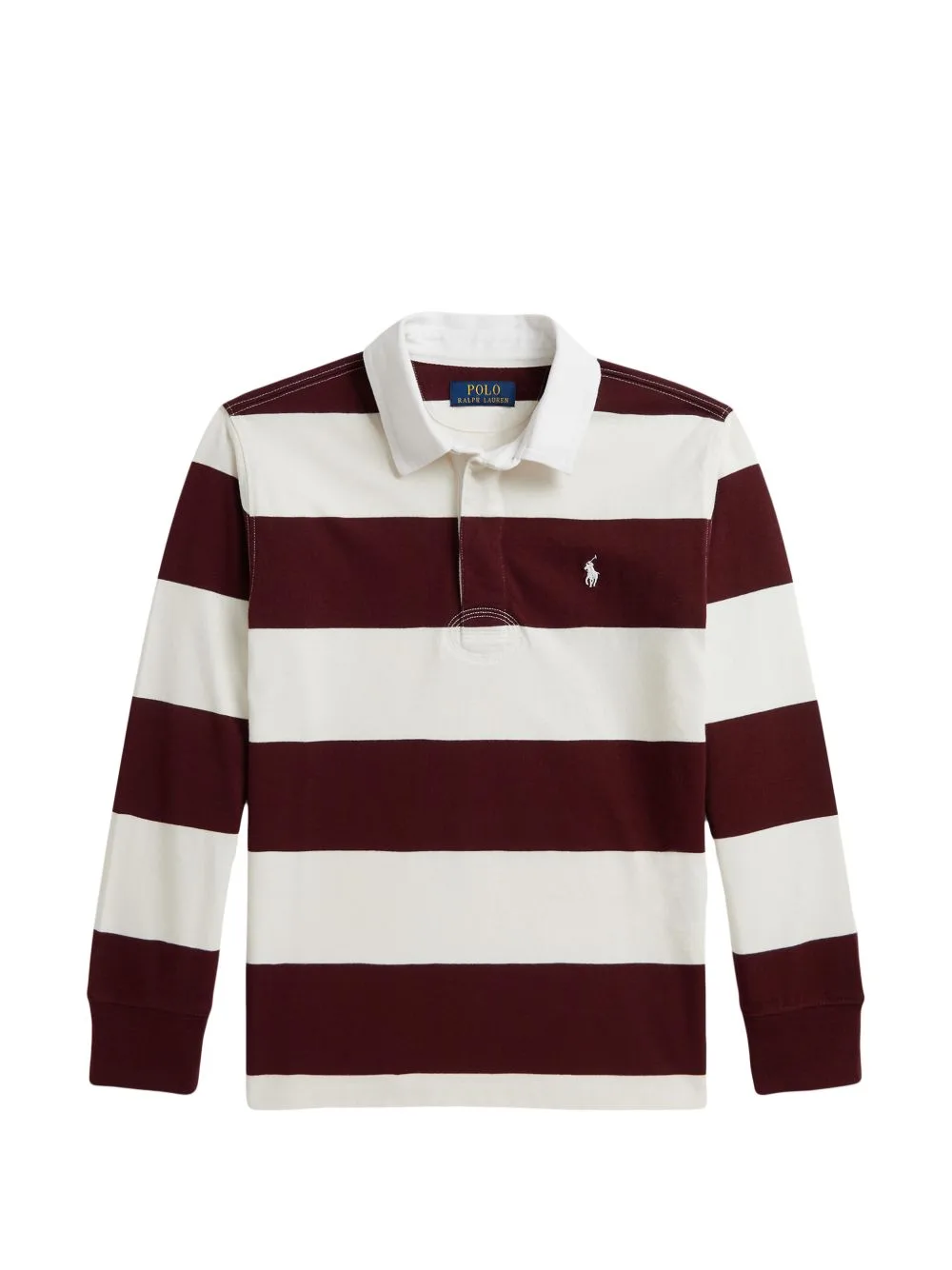 Striped Cotton Rugby Shirt by POLO RALPH LAUREN KIDS