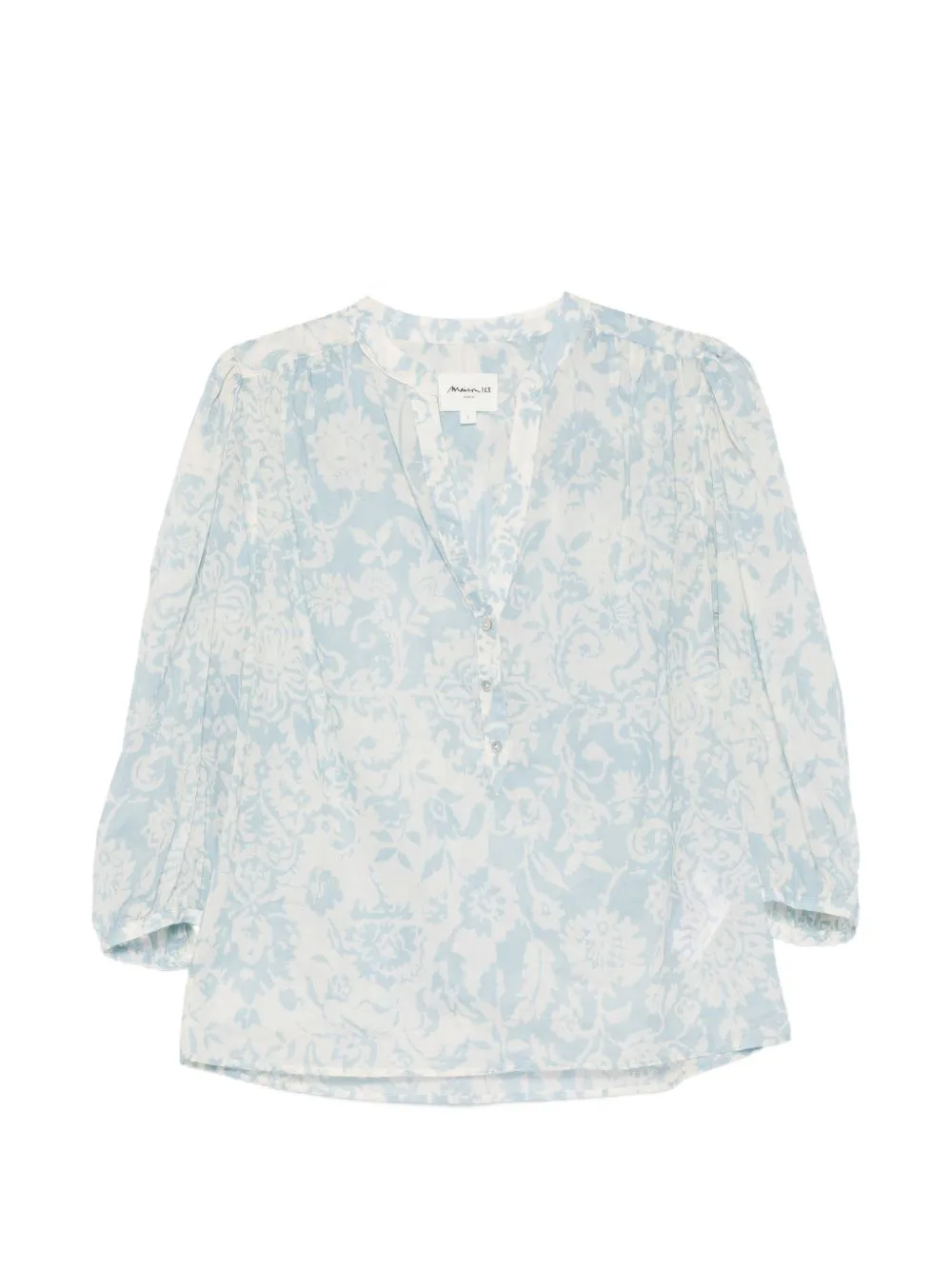 Devona Floral-Print Blouse by MAISON123
