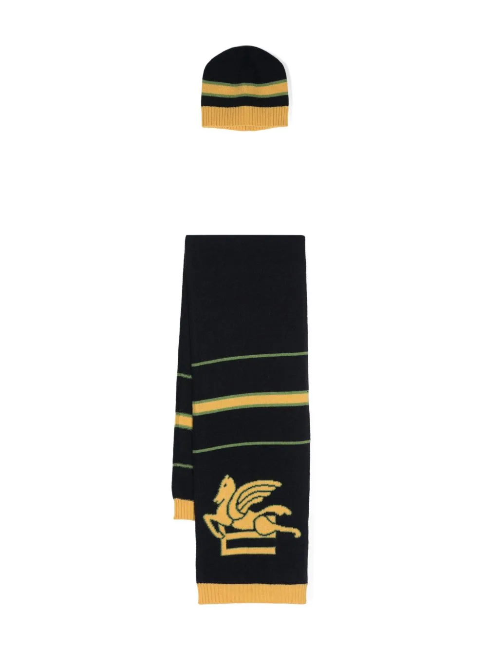 Pegaso-Jacquard Hat Set by ETRO KIDS