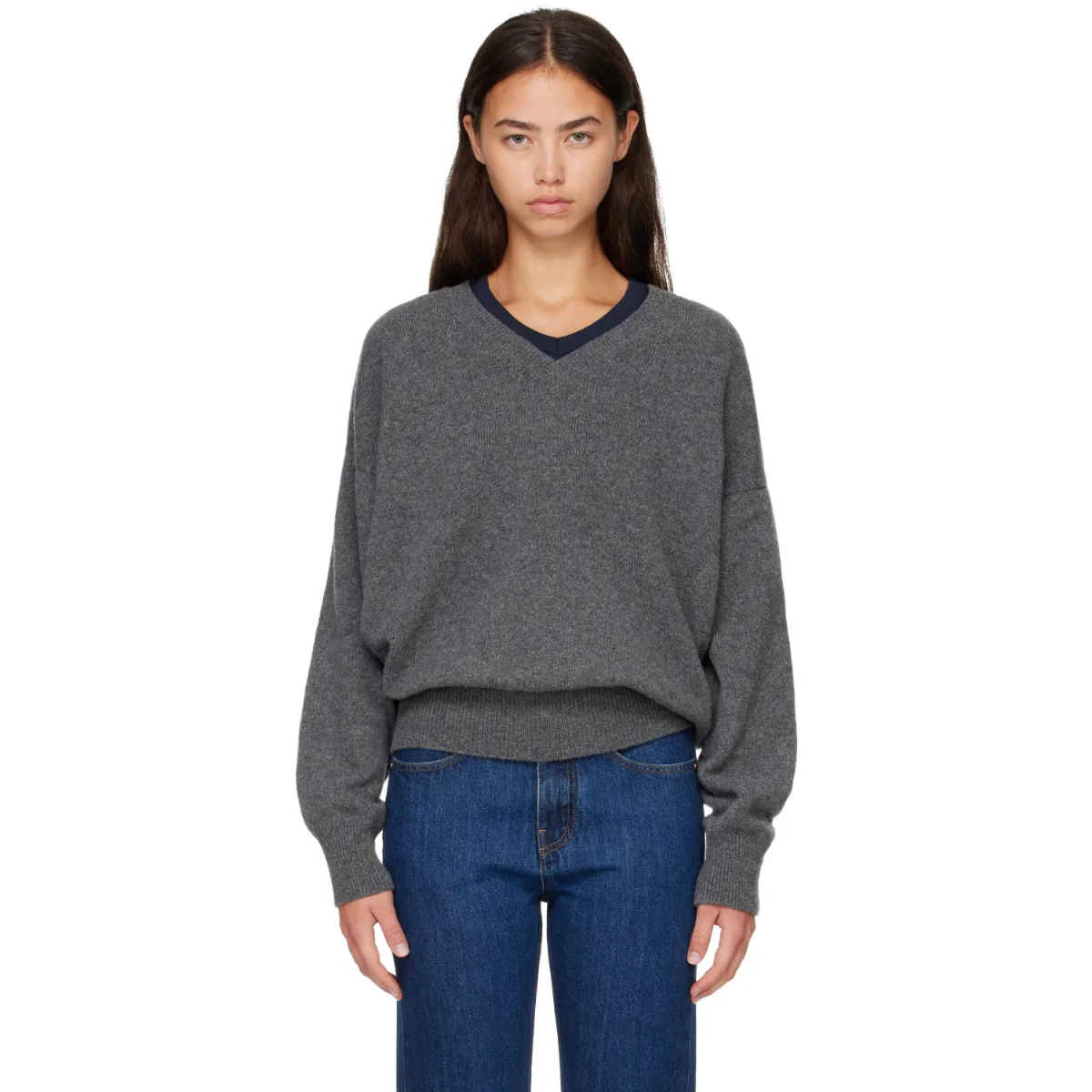 Innes Slouch V-Neck Sweater