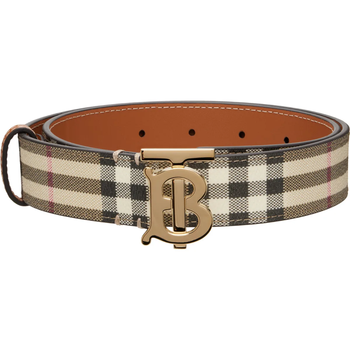 Check TB Belt by Burberry