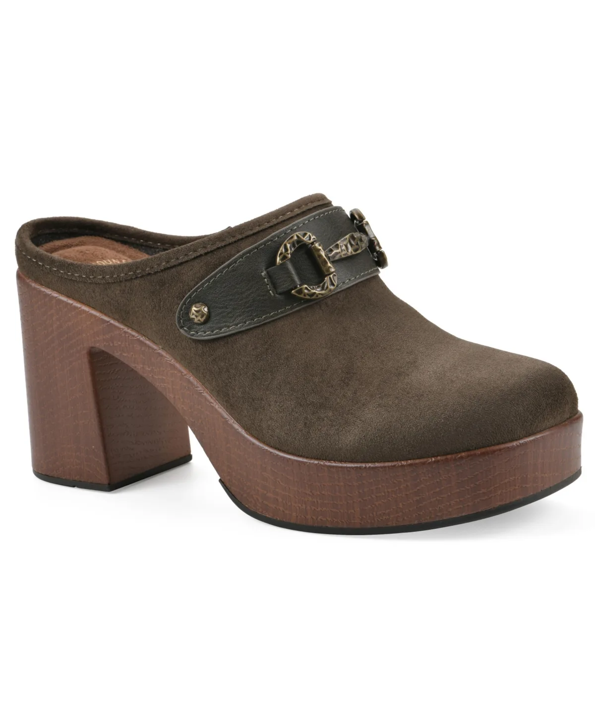 Barleys Platform Heel Mule Clogs by White Mountain