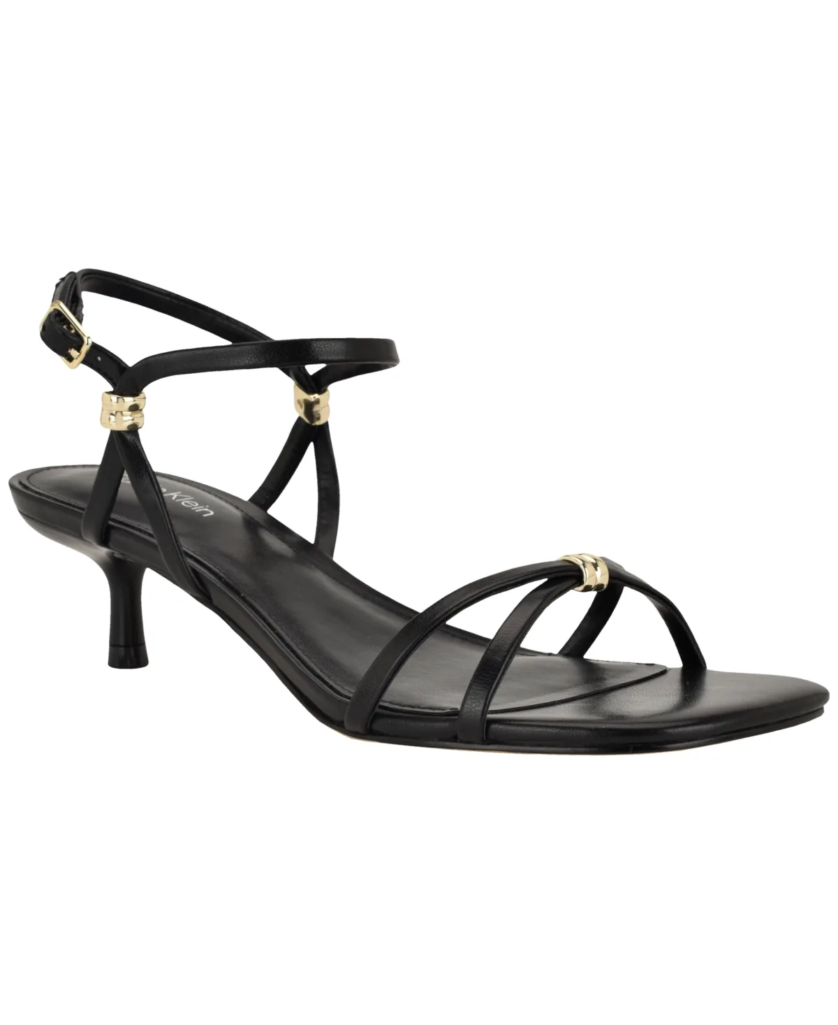 Rivine Kitten Heel Sandals by Calvin Klein