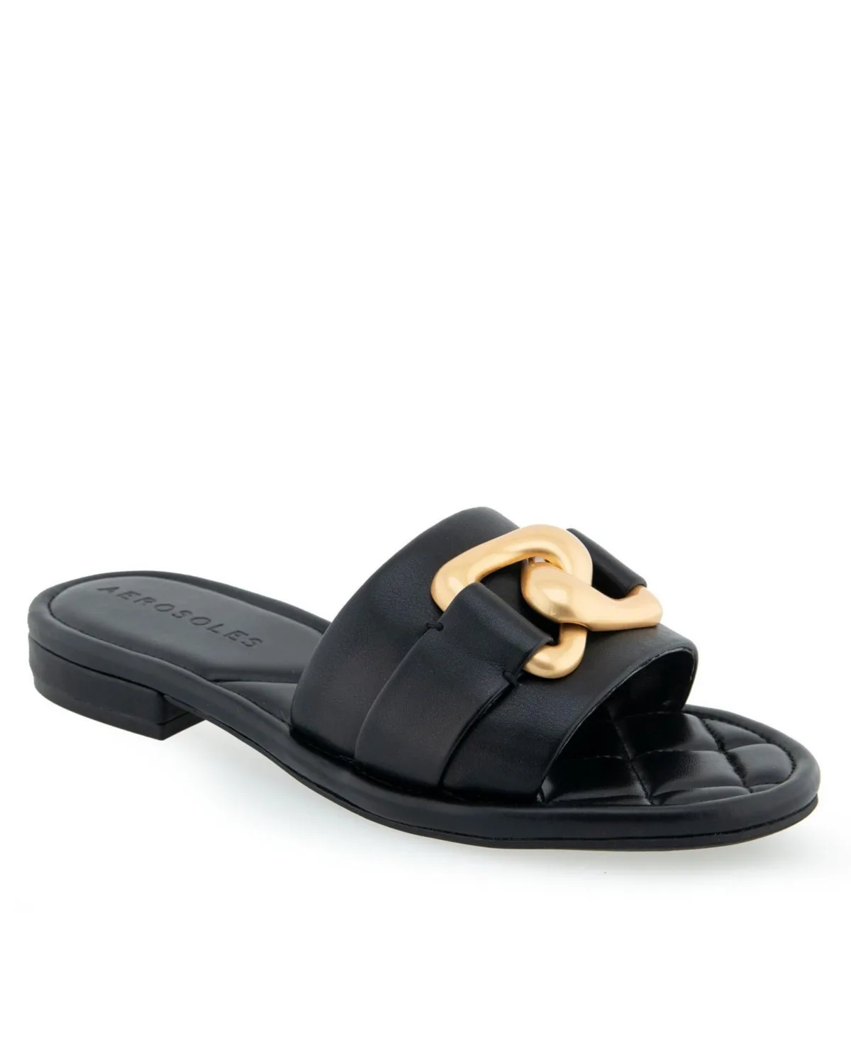 Big Charm Slide Open Toe Sandals