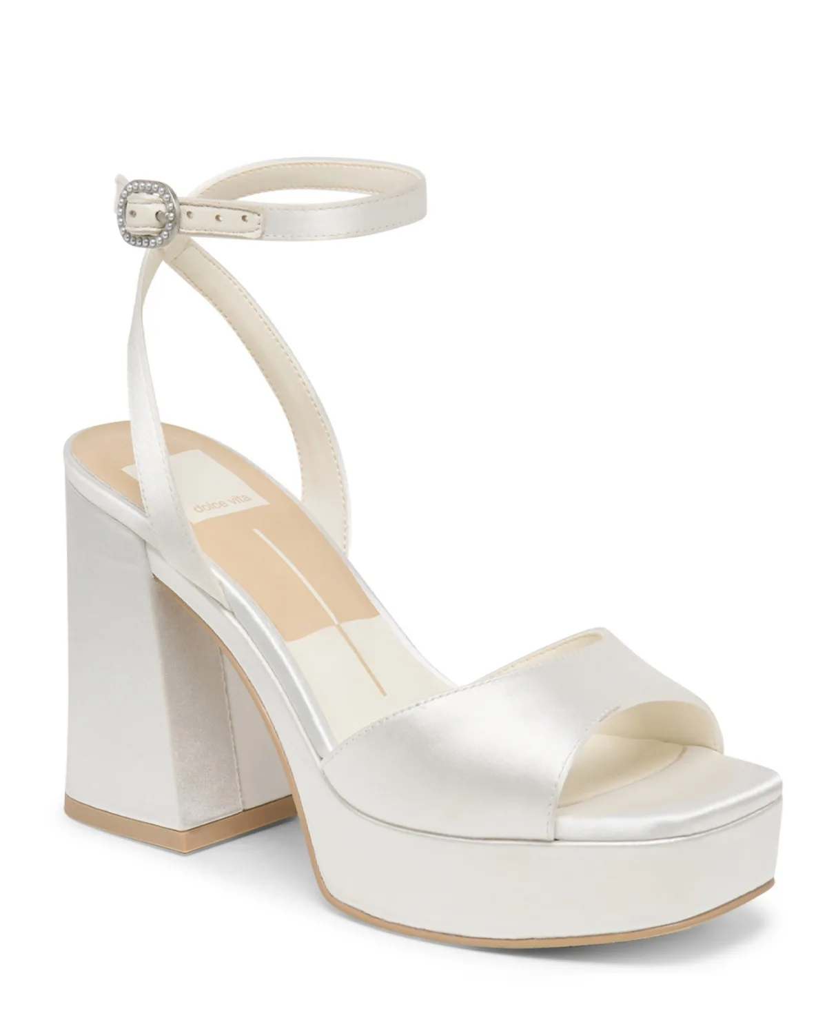 Felicia Ankle-Strap Two-Piece Platform Sandals