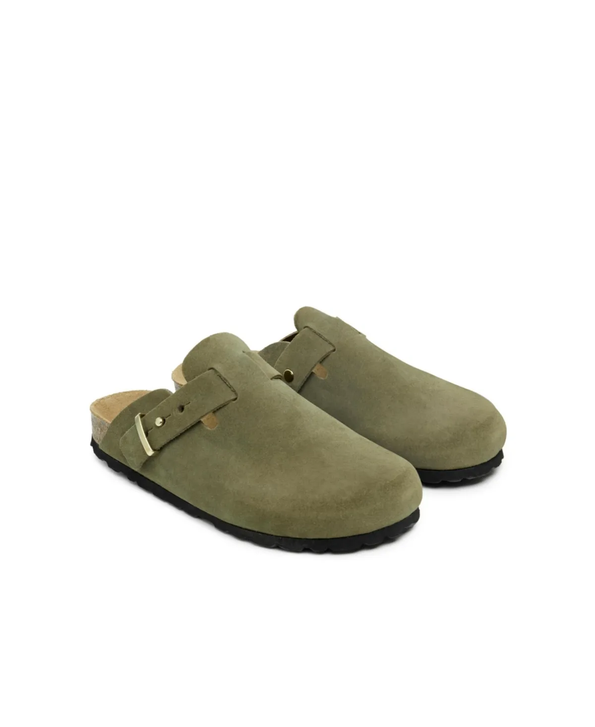 Stud Strap Clog with Modern Buckle by Celtic & Co.