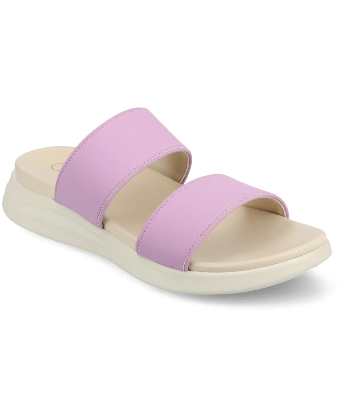 Janis Double Band Comfort Wedge Sandals by Journee Collection