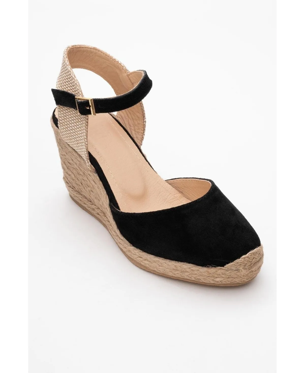 Sinta Suede Leather Platform Espadrille by Forever & Always Shoes