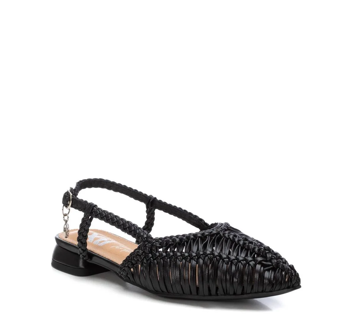 Braided Slingback Flats by Xti