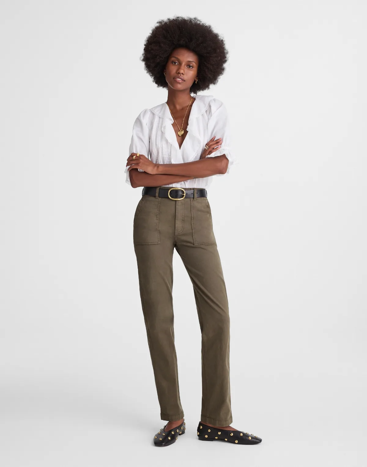 Utility Straight-Leg Pants by MW
