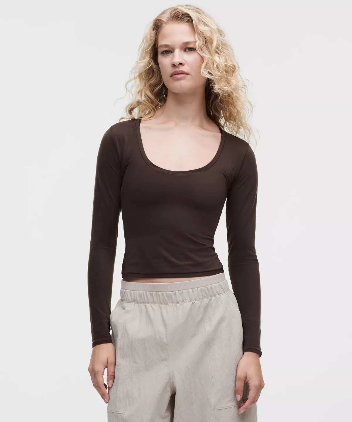 Wundermost Ultra-Soft Nulu Scoopneck Long-Sleeve Shirt by lululemon