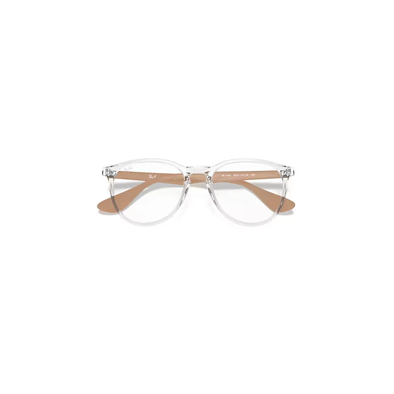 Erika Optics Eyeglasses Beige Frame Clear Lenses by Ray-Ban